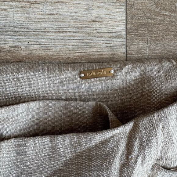 Cult Gaia Amaya Linen Suiting Skirt Size S Ecru - Picture 3 of 6